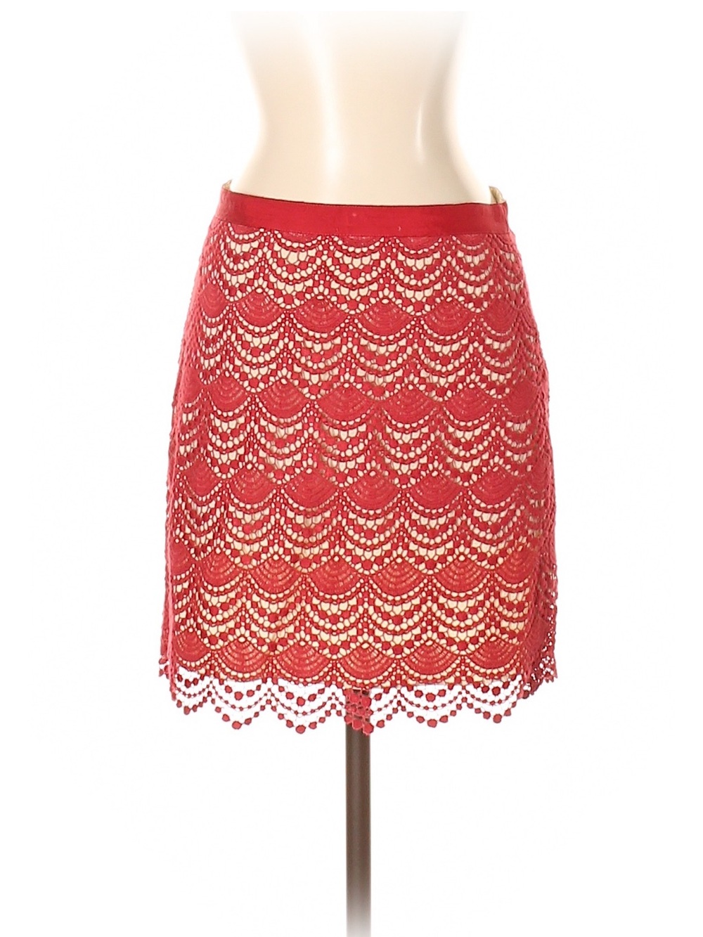 Club Monaco Lace Scallop Hem Skirt - Sz 2